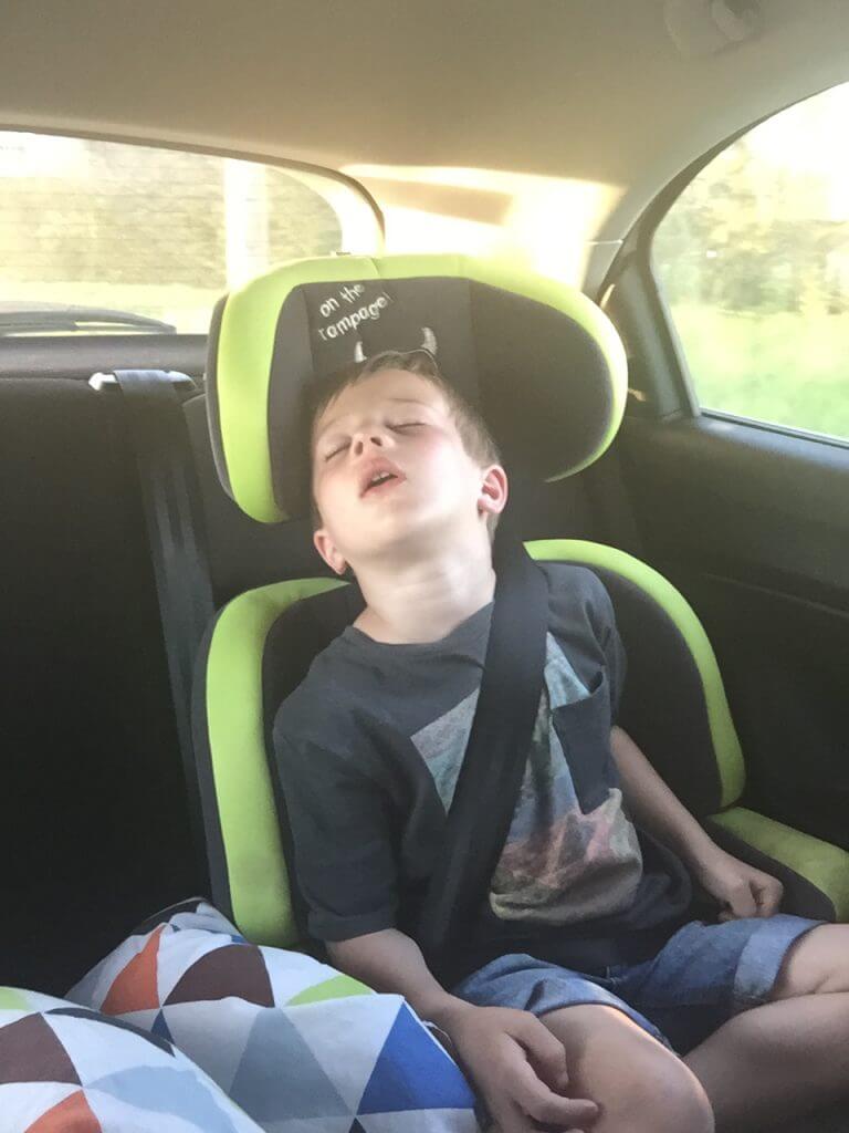 Make sure everyone's comfy when driving abroad with children