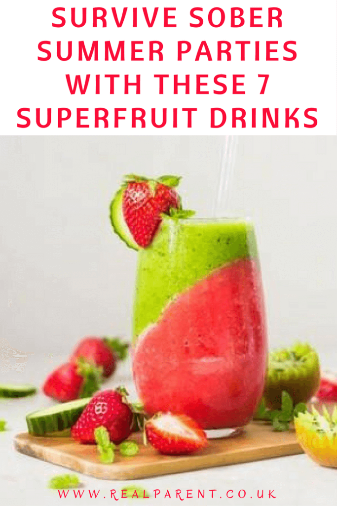 SURVIVE SOBER SUMMER PARTIES WITH THESE 7 SUPERFRUIT DRINKS | www.realparent.co.uk