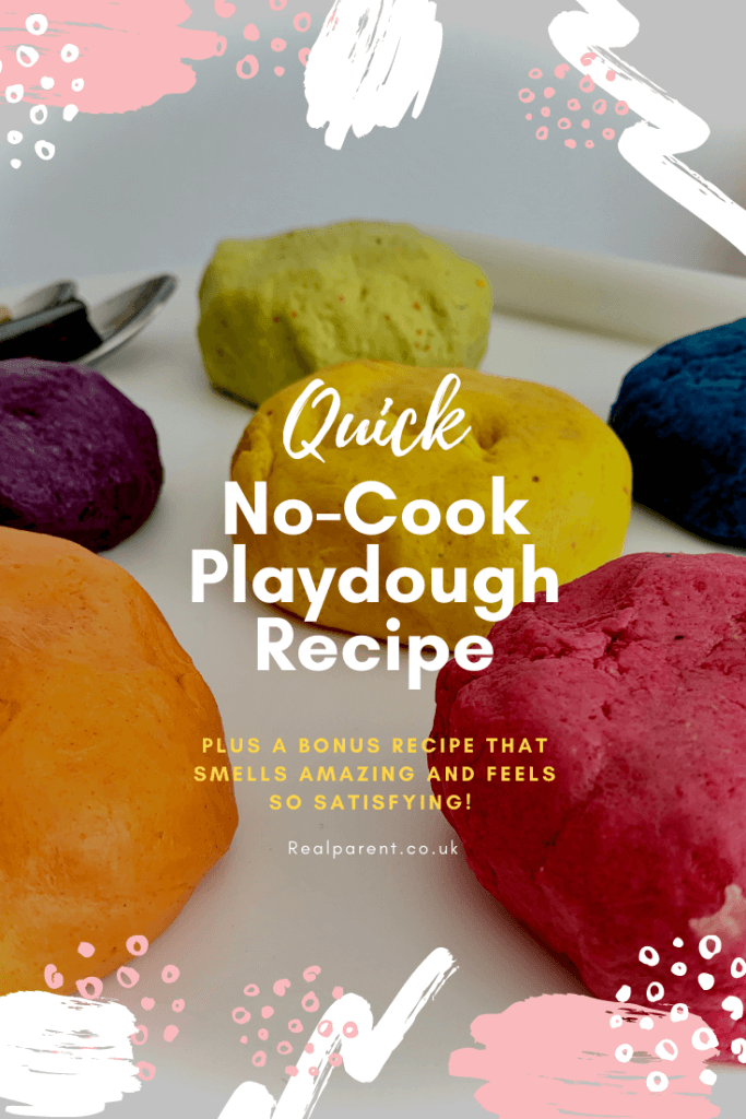 No-Cook Playdough Recipe  [Plus Bonus Tips On How To Make It Even More Fun]