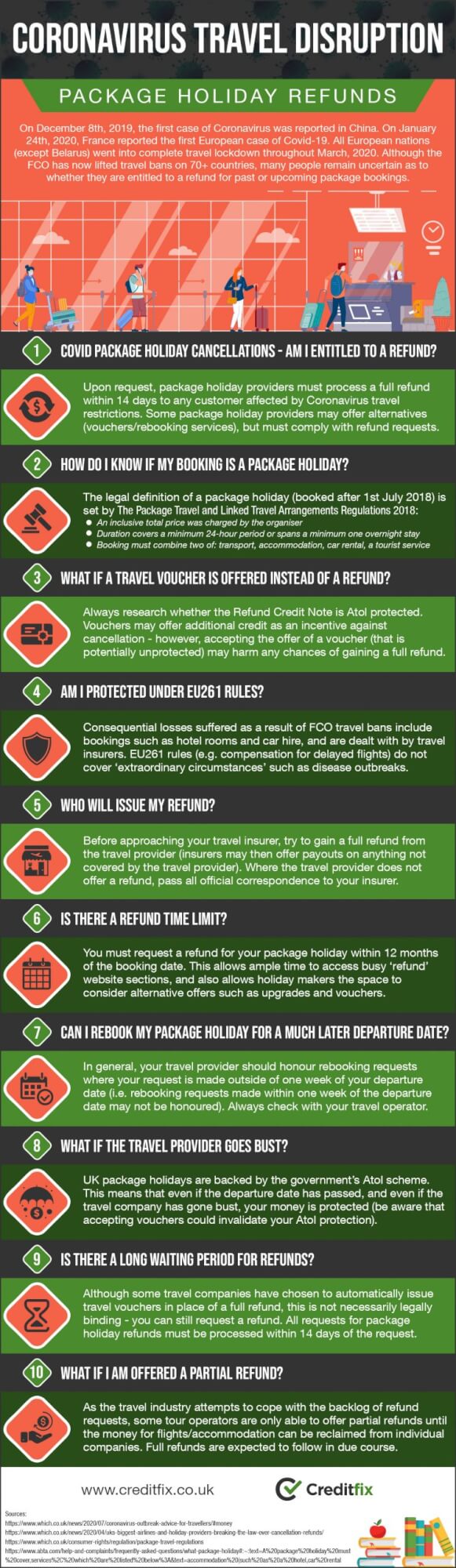 There is information on cancellations, rebooking holiday options and refunds… if you’re confused about your rights, click the link.