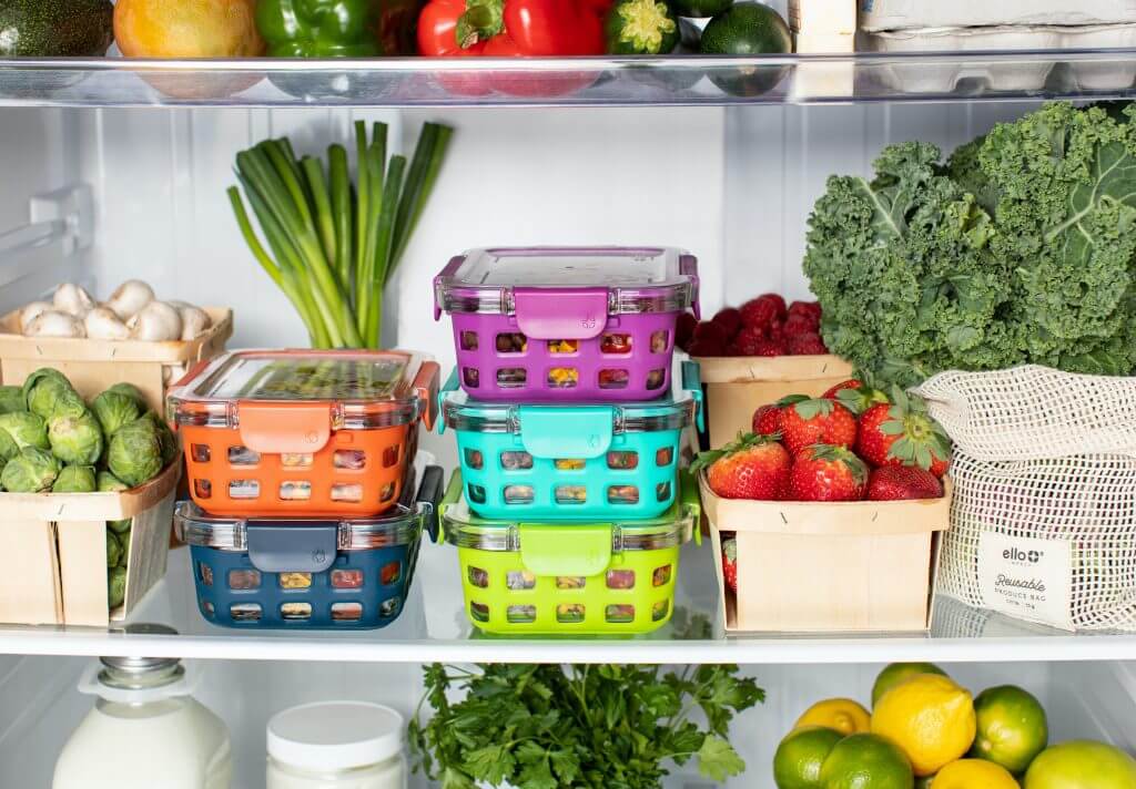 fridge storage = easy lunchbox making in the morning!