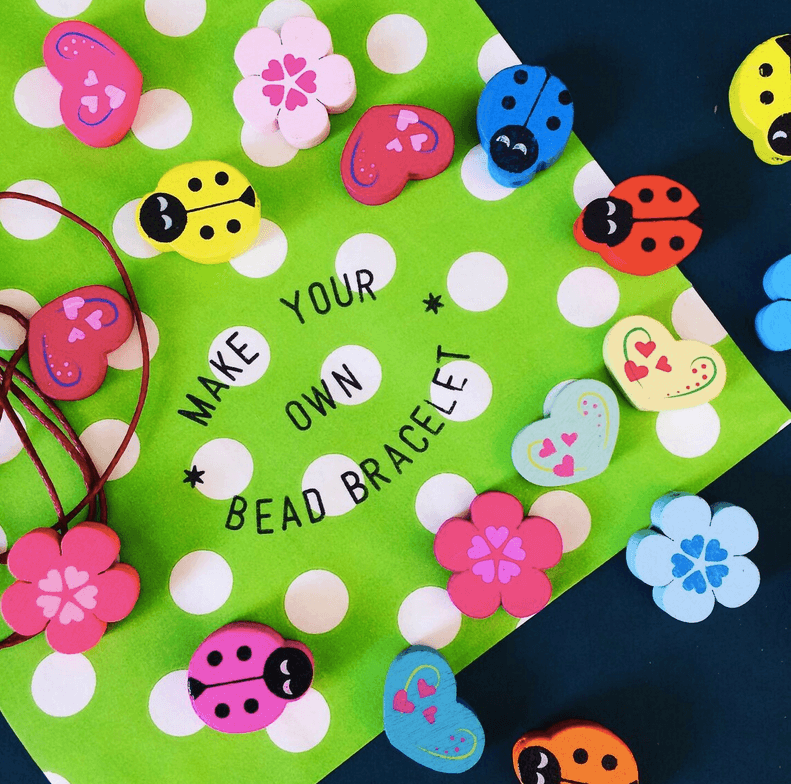 6. Make-Your-Own Rainbow Bead Bracelet Advent Gift