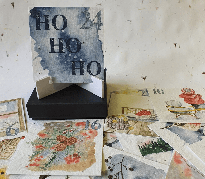 2. Seed Paper Mini Plantable Advent Calendar