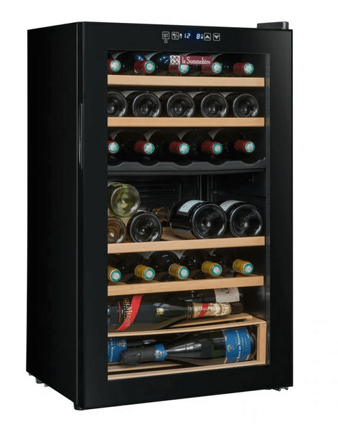 La Sommeliere - 33 Bottle Dual Zone Wine Cooler - SLS33DZ