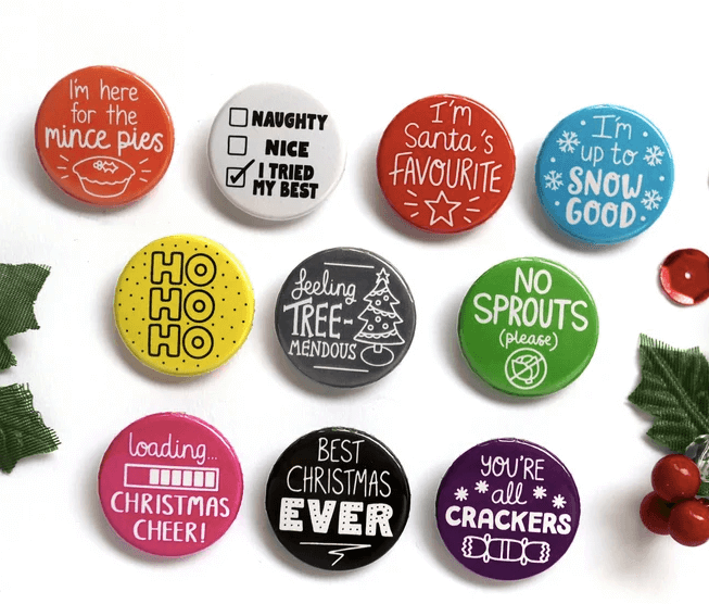 17. Christmas Badges For Advent Calendars
