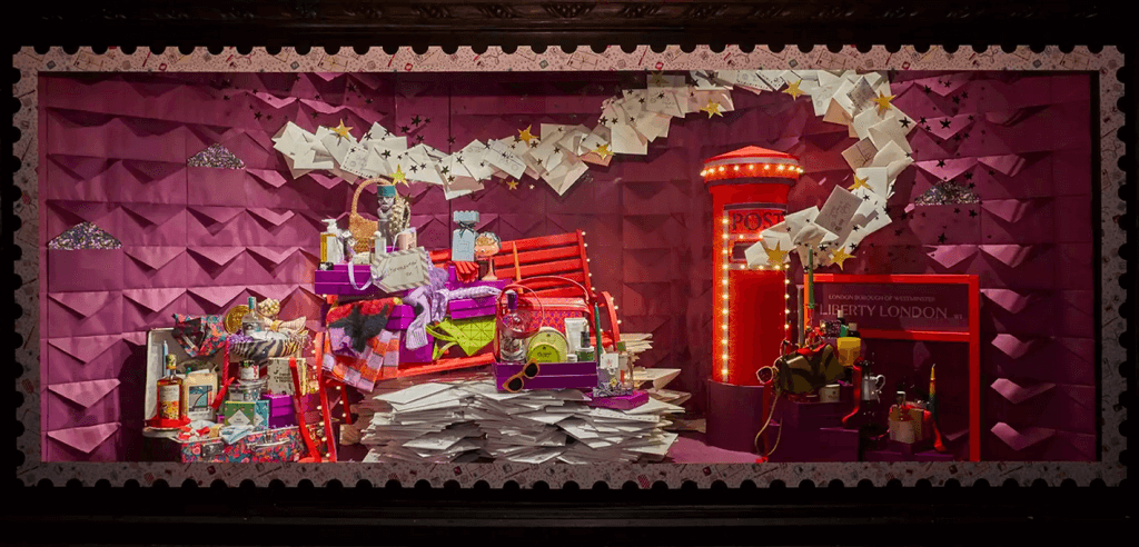 Liberty Christmas Windows