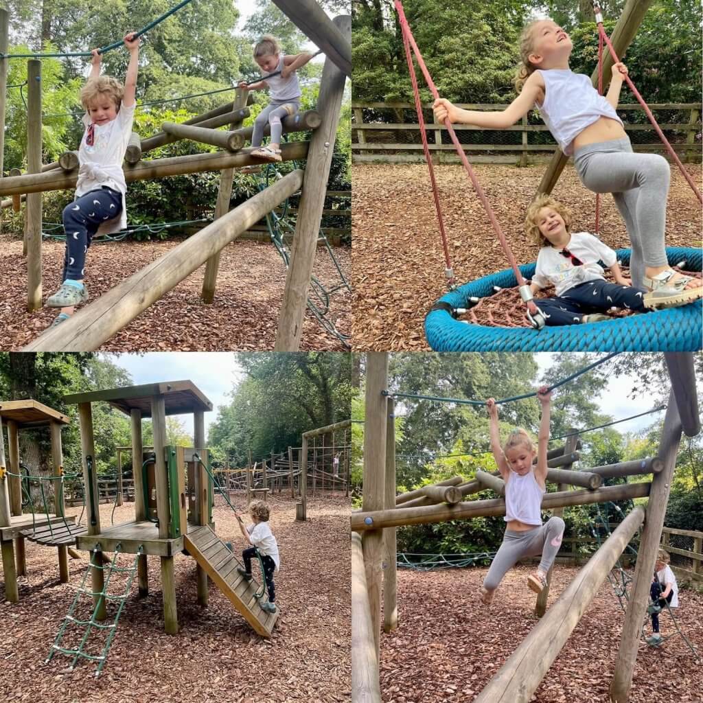 Play area at Exbury Gardens