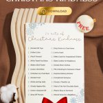 Free Family Christmas Acts of Kindness Printable 