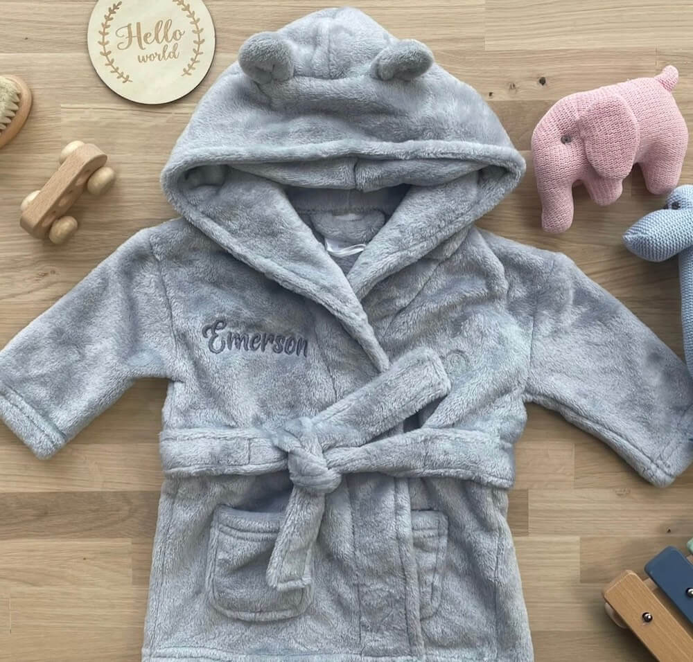 Personalised Baby Robe