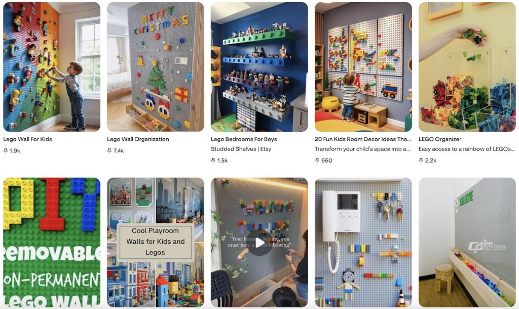 Interactive and activity walls for playrroms