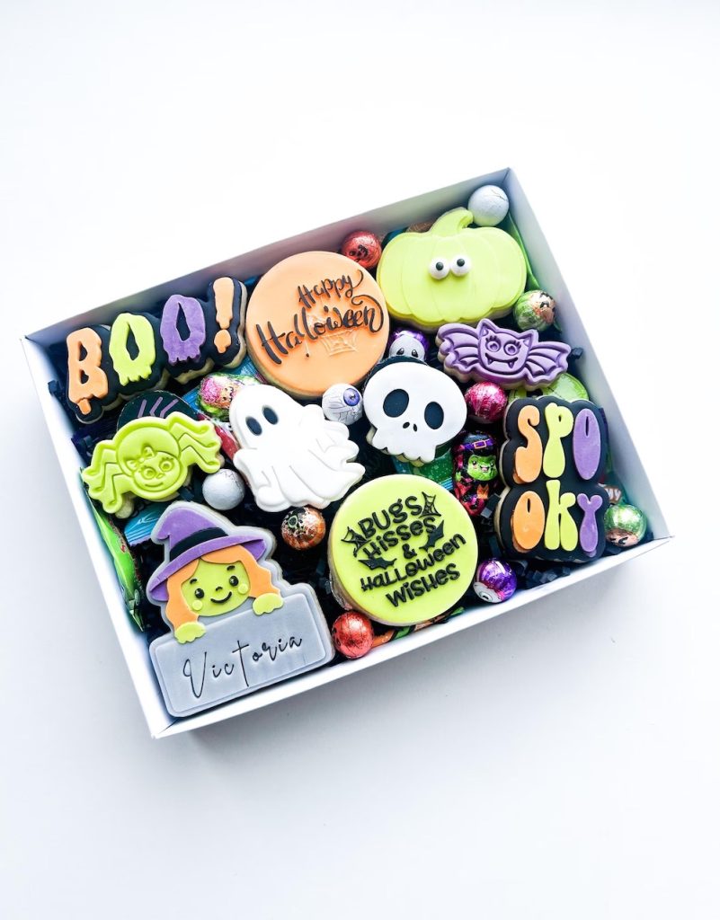 Personalised Halloween Biscuits