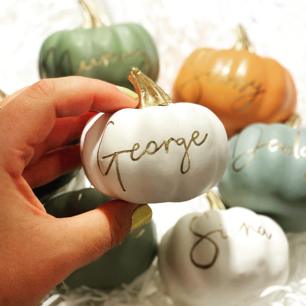 Personalised Mini Pumpkin