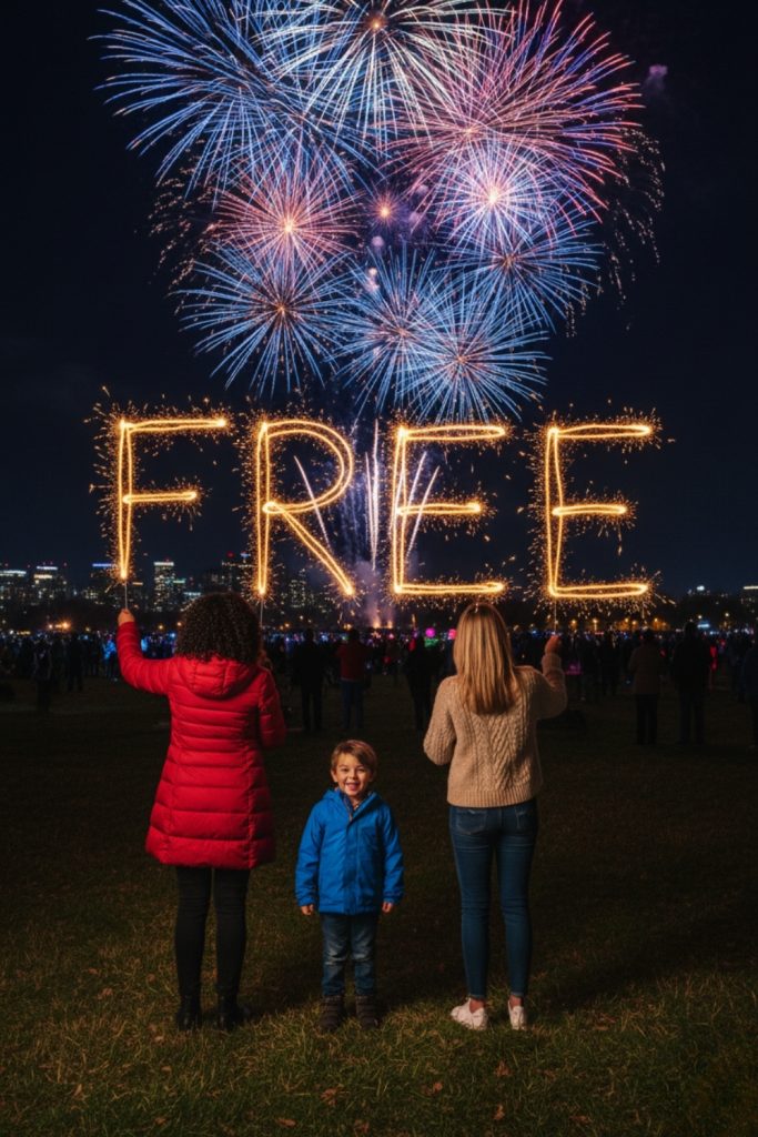 free fireworks events in Hampshire UK 2025