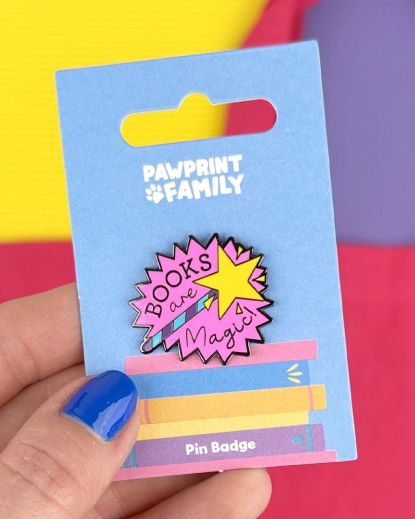 1. Books Are Magic Pin Badge