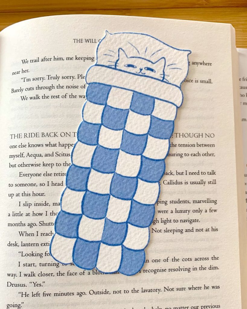 Handmade Cat Bookmark