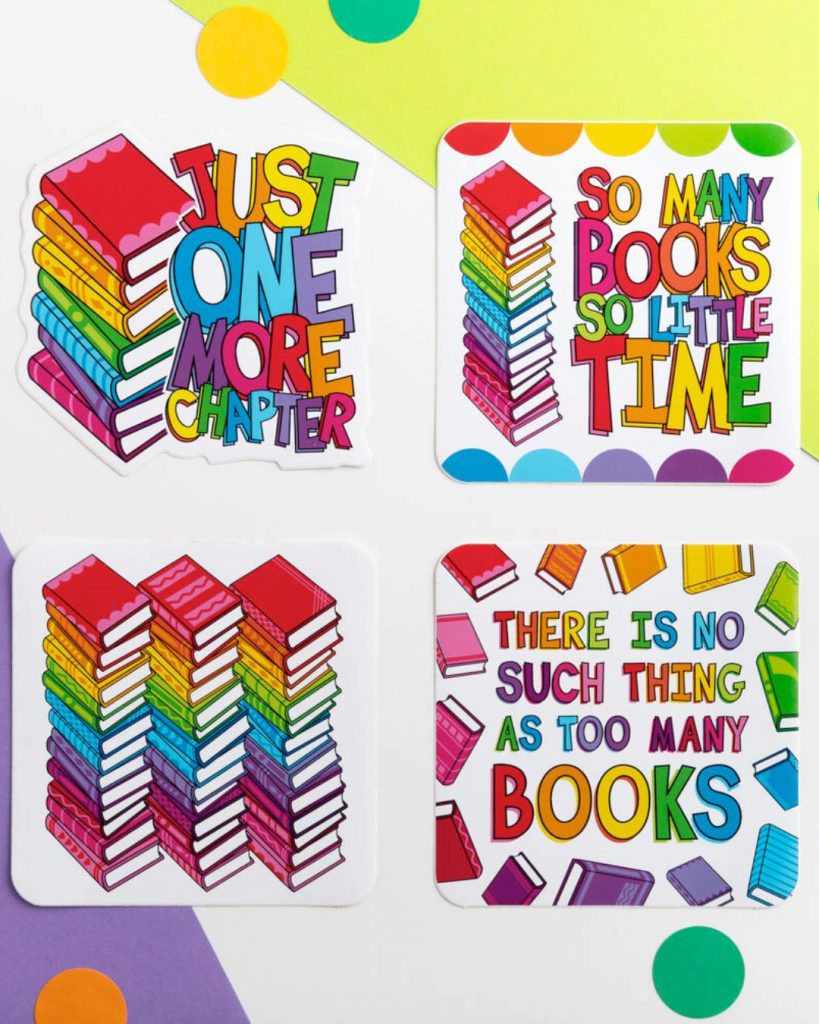 “Just One More Chapter” Sticker